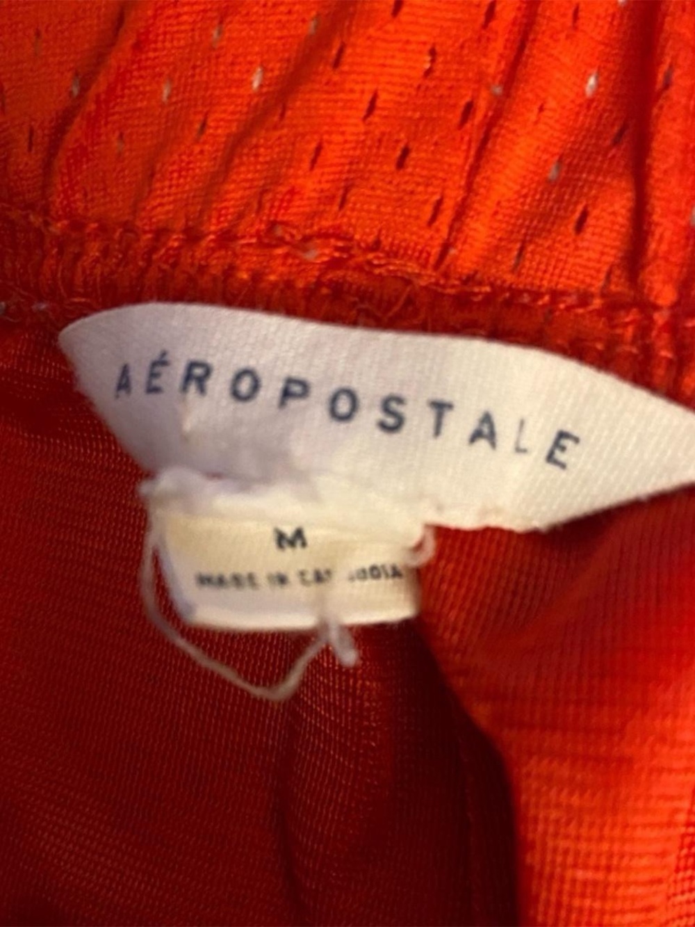 Y2K Aeropostale Red Athletic Shorts Size Medium - Picture 4 of 4
